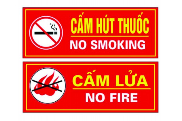 CẤM LỬA, CẤM HÚT THUỐC